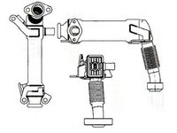 Radiator, recirculare gaze de esapament BMW Seria 7 (E65, E66, E67) (2001 - 2009) NRF 48001