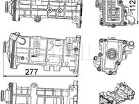 Radiator recirculare gaze de esapament CE23000P MAHLE pentru Iveco Daily