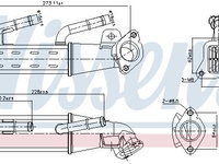 Radiator, recirculare gaze de esapament NISSENS 989404