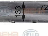 Radiator temperatura intercooler AUDI A8 4H HELLA 8MK 376 701-151