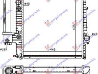 RADIATOR TOATE MODELELE BENZ. AUTO +/-AC (440x440x32) (BRAZED) (MAHLE BEHR), BMW, BMW SERIES 3 (E36) SDN 90-98, 058906340