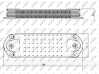 Radiator ulei 31244 NRF pentru Volvo Fh