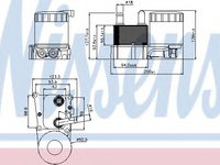 Radiator ulei 90696 NISSENS pentru Ford Focus Ford Fiesta Ford Tourneo Ford Transit Ford Galaxy Ford S-max Ford Mondeo Ford C-max