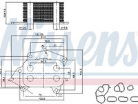 Radiator ulei 90717 NISSENS pentru Ford C-max Ford Grand CitroEn C4 Peugeot 508 Peugeot 5008 Mazda 5 CitroEn Ds4 Mazda 3 Ford Galaxy CitroEn C3 Ford Focus Peugeot 208 Ford Fiesta CitroEn Ds5 Peugeot Grand Peugeot Partner Peugeot Ranch CitroEn Berlingo