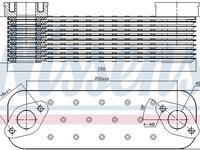 Radiator ulei 90727 NISSENS pentru Volvo S80 Nissan Dualis Nissan Qashqai Vw Beetle Vw Novo Man Tga