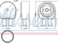 Radiator ulei 90946 NISSENS pentru Volvo Xc60 Volvo S80 Ford S-max Ford Mondeo Land rover Freelander Land rover Lr2 Ford Galaxy Ford Focus Land rover Discovery Land rover Range rover