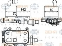 Radiator ulei BMW 520 d 2.0 d 10/04-03/10 - Cod intern: W20091298 - LIVRARE DIN STOC in 24 ore!!!