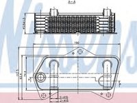 Radiator ulei cutie automata AUDI A3 8P1 NISSENS 90653