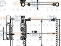 Radiator ulei cutie automata AUDI A6 4B2 C5 HELLA 8MO 376 726-231