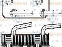 Radiator ulei cutie automata BMW 3 E46 HELLA 8MO376790791