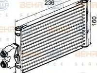 Radiator ulei cutie automata MERCEDES-BENZ E-CLASS W211 HELLA 8MO376747201