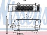 Radiator ulei cutie automata SEAT LEON 5F1 NISSENS 90653