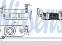 Radiator ulei cutie automata VW GOLF III Variant 1H5 NISSENS 90708