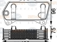 Radiator ulei cutie automata VW GOLF V 1K1 HELLA 8MO 376 797-181