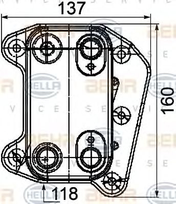 Radiator ulei JEEP GRAND CHEROKEE Mk II (WJ, WG) - Cod intern: W20091279 - LIVRARE DIN STOC in 24 ore!!!