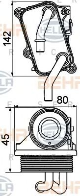 Radiator ulei MERCEDES-BENZ R-CLASS (W251, V251) - Cod intern: W20091278 - LIVRARE DIN STOC in 24 ore!!!