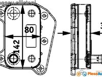 Radiator ulei mercedes sprinter (TERMOFLOT)- produs nou-TVA INCLUS