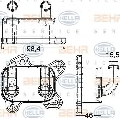 Radiator ulei OPEL CORSA C (F08, F68) - Cod intern: M20408020 - LIVRARE DIN STOC in 24 ore!!!