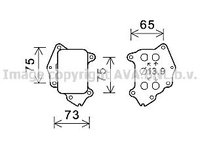 Radiator ulei PE3396 AVA QUALITY COOLING pentru Peugeot 307 CitroEn Xsara Volvo S40 Ford Focus CitroEn C3 Peugeot Grand Peugeot Partner Peugeot Ranch Peugeot 207 CitroEn Berlingo CitroEn Nemo Ford Fiesta Volvo V70 Peugeot 206 Peugeot 2008