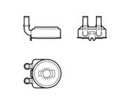 Radiator ulei PEUGEOT 406 (8B) - OEM - MAXGEAR: 14-0011 - W02173878 - LIVRARE DIN STOC in 24 ore!!!