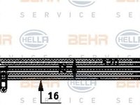 Radiator ulei servodirectie BMW 5 E60 HELLA 8MO 376 726-361