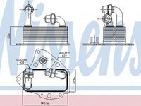 Radiator ulei termoflot ALFA ROMEO 159 939 NISSENS 90803