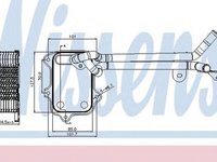 Radiator ulei termoflot AUDI A1 Sportback 8XA 8XF 8XK NISSENS 90679