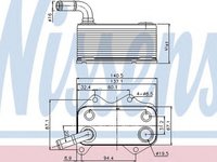 Radiator ulei termoflot AUDI TT Roadster 8J9 NISSENS 90660