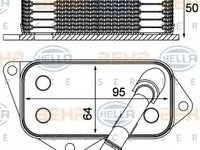 Radiator ulei termoflot BMW 5 E60 HELLA 8MO 376 714-804