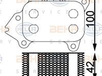 Radiator ulei termoflot CITROEN C4 I LC HELLA 8MO 376 797-101