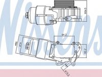 Radiator ulei termoflot CITROEN C4 I LC NISSENS 90703