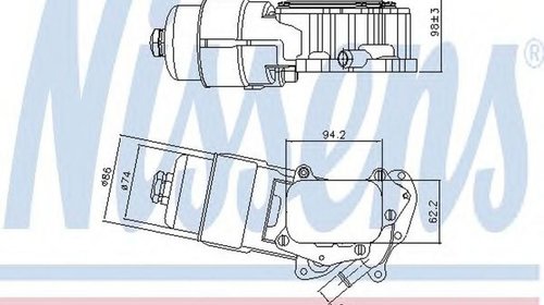 Radiator ulei termoflot FORD FUSION JU NISSEN