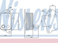 Radiator ulei termoflot HYUNDAI ix20 JC NISSENS 90721