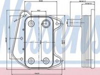 Radiator ulei termoflot MERCEDES-BENZ C-CLASS T-Model S204 NISSENS 90622