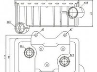 Radiator ulei termoflot MERCEDES-BENZ C-CLASS combi S202 NRF 31181