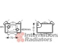 Radiator ulei termoflot MERCEDES-BENZ C-CLASS combi S202 VAN WEZEL 30003477