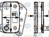 Radiator ulei termoflot MERCEDES-BENZ CLK C209 HELLA 8MO 376 726-321