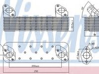 Radiator ulei termoflot MERCEDES-BENZ O 407 NISSENS 90728