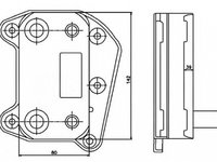 Radiator ulei termoflot MERCEDES-BENZ VITO bus W639 NRF 31183