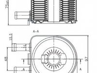 Radiator ulei termoflot PEUGEOT 407 6D NRF 31735