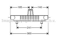 Radiator ulei termoflot PEUGEOT 607 9D 9U AVA PE3284