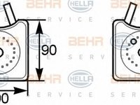 Radiator ulei termoflot SEAT LEON 1M1 HELLA 8MO 376 778-001