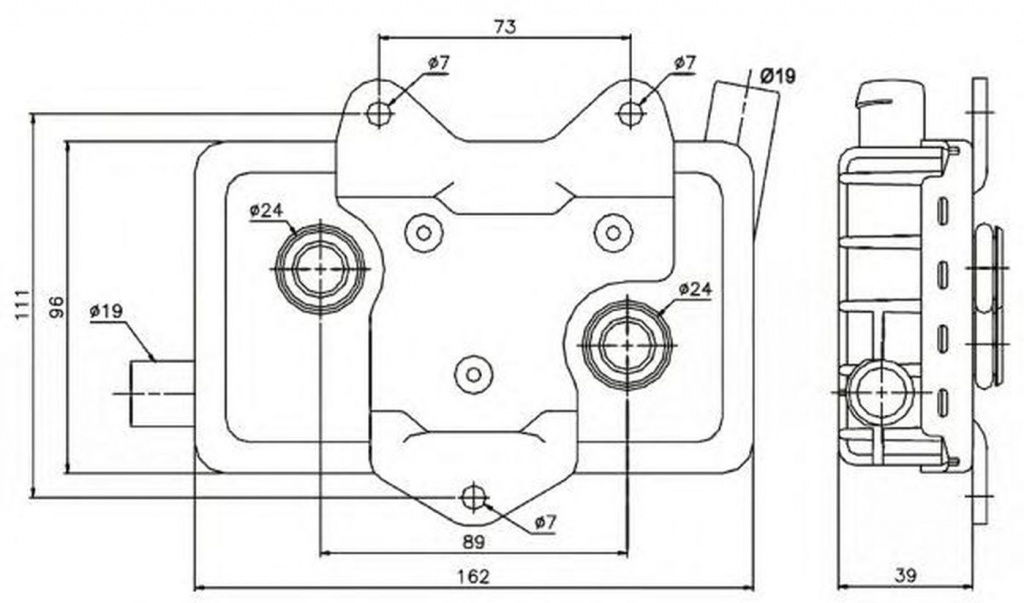 Radiator ulei termoflot SSANGYONG REXTON GAB NRF 3