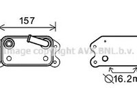 Radiator ulei termoflot VOLVO C30 AVA VO3168