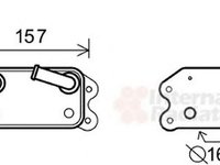 Radiator ulei termoflot VOLVO S40 II MS VAN WEZEL 59003168