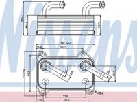 Radiator ulei termoflot VOLVO V40 combi VW NISSENS 90707