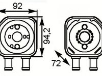 Radiator ulei termoflot VW GOLF IV Variant 1J5 NRF 31179