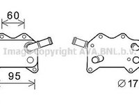 Radiator ulei termoflot VW POLO 6R 6C AVA VW3329