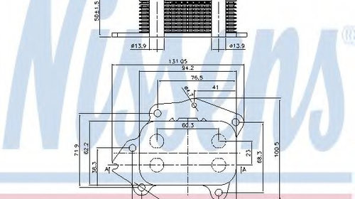 Radiator ulei, ulei motor FORD MONDEO IV Turn