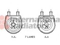 Radiator ulei, ulei motor HYUNDAI EXCEL II (LC), HYUNDAI TRAJET (FO), HYUNDAI AVANTE limuzina (XD) - VAN WEZEL 82003154